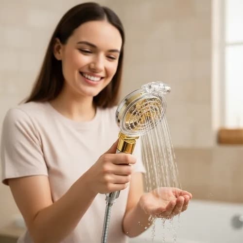Chuveiro Jato Pressão Adaptador Banheiro Esguicho Lavatório Cabelereiro Relaxamento