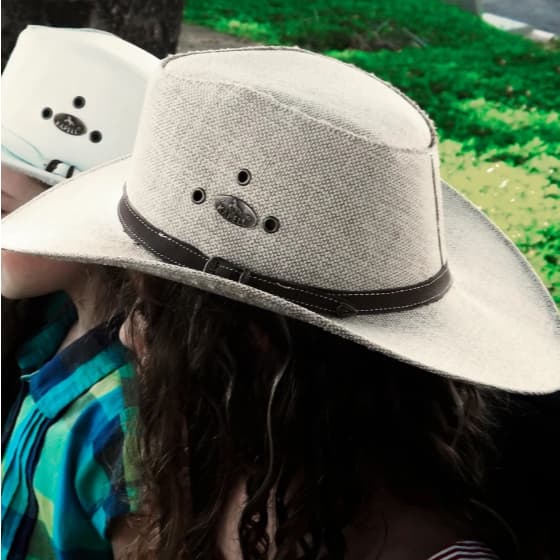 Chapéu Country Infantil Unissex Em Tecido Estilo Americano Leve e Confortável Kapell