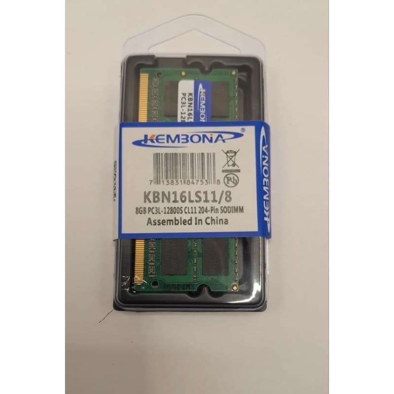 Memória RAM 8GB 1600Hz DDR3L Kembona Notebook