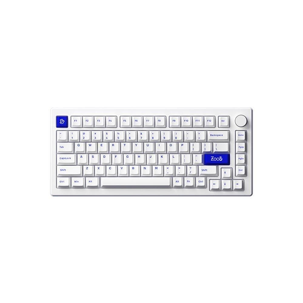 Teclado Mecanico Gamer Akko Mod 007 Pc, Switch Akko Piano, Branco e Azul AKKO-MOD-007