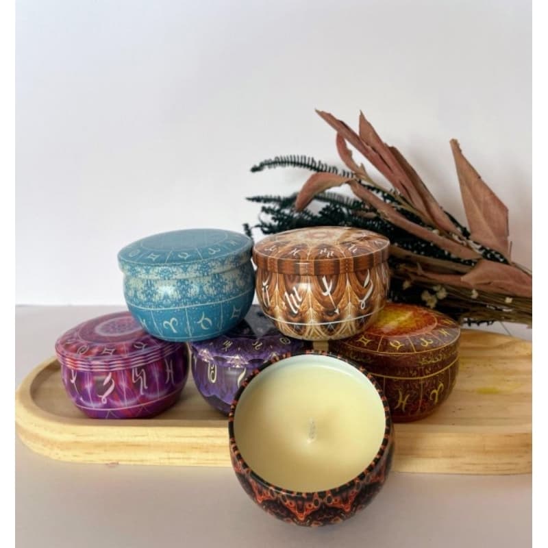 Velas Aromáticas Latinhas Personalizadas 70g | Vela Aromática| Presente Decorativo