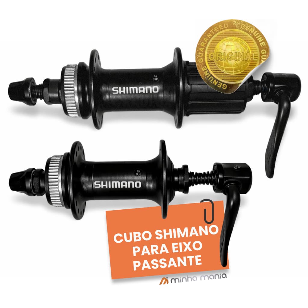 par cubo k7 shimano altus 32 furos center lock 8/9/10/11/12v