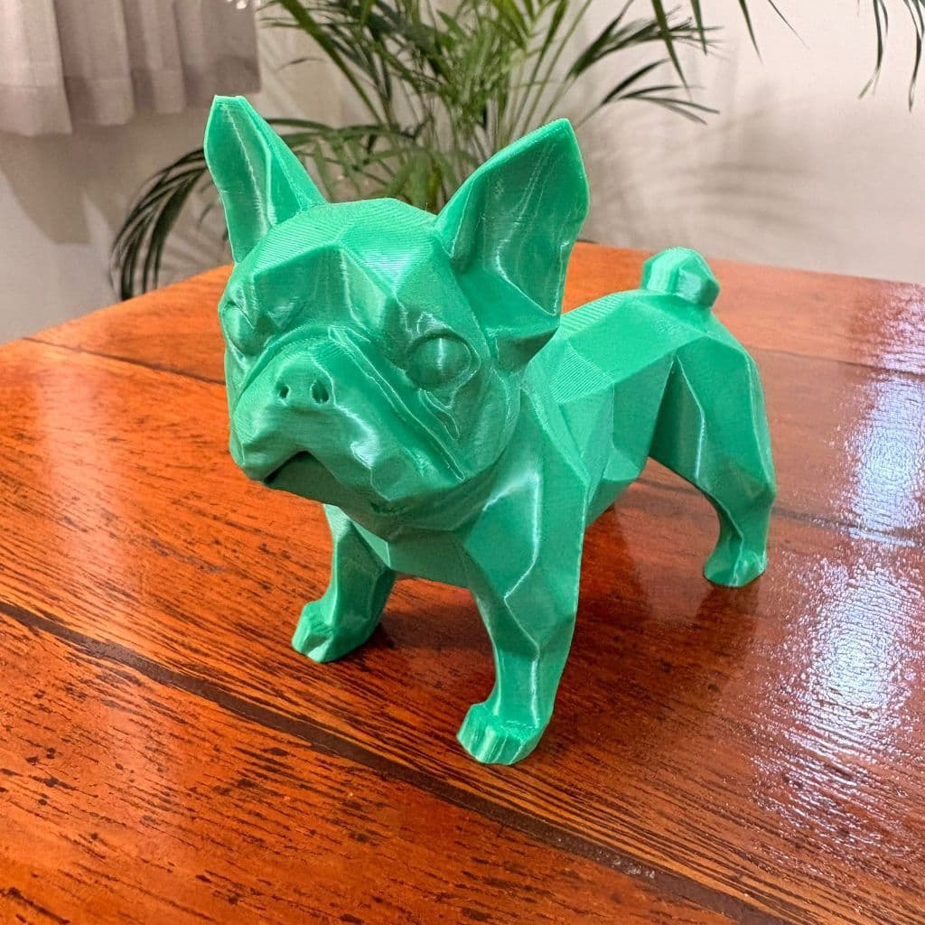 Bulldog Francês Geométrico – Decoração Moderna Criativo Animal Sala Casa em Impressão 3D