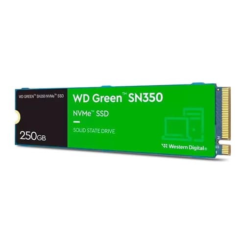 Hd NVMe 250Gb WD Green SN350 M.2 2280 PCIe Gen3 x4 WDS250G2G0C