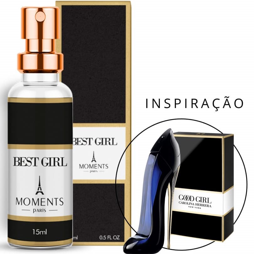 Perfume Importado Contratipo Best Girl Feminino Eau de Parfum EDP 15ml Moments Paris