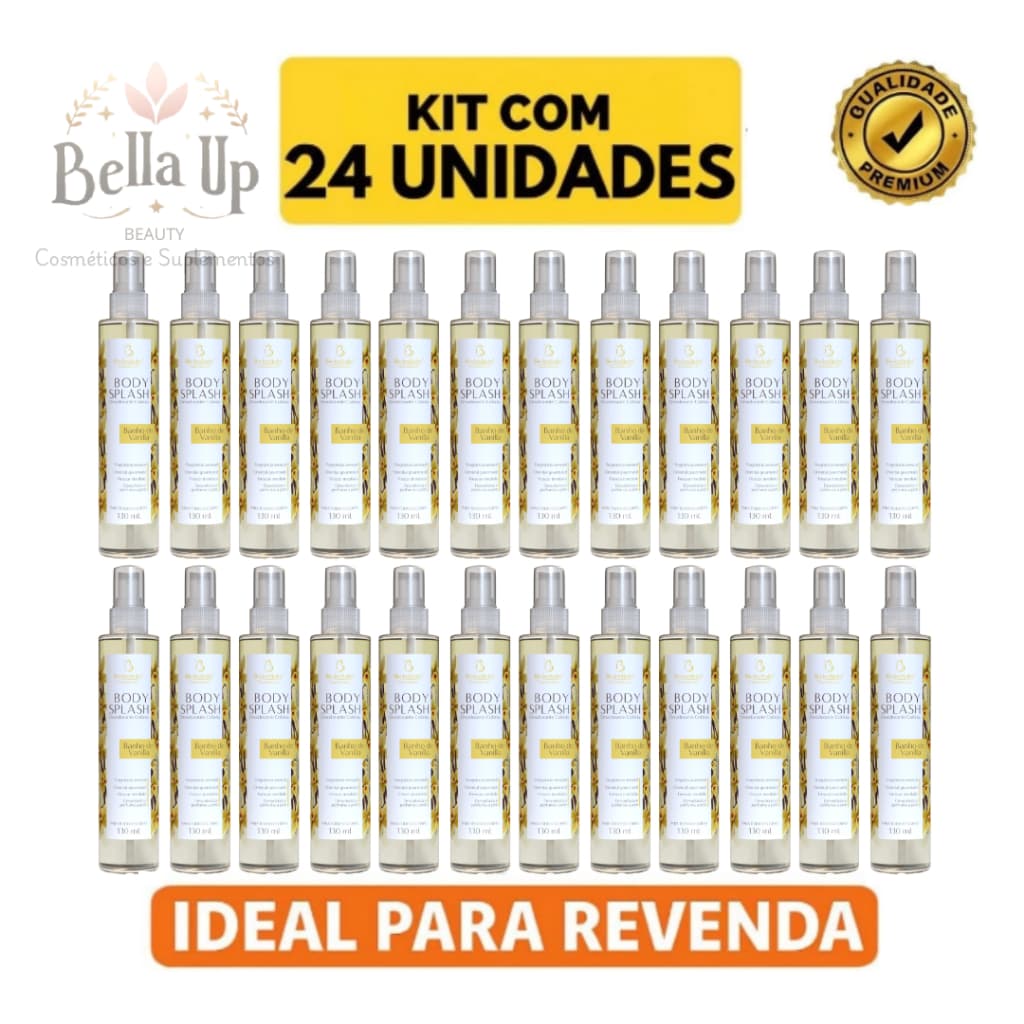 24 UND BODY SPLASH DE VANILLA BIO INSTINTO 130ML – PERFUME CORPORAL REFRESCANTE