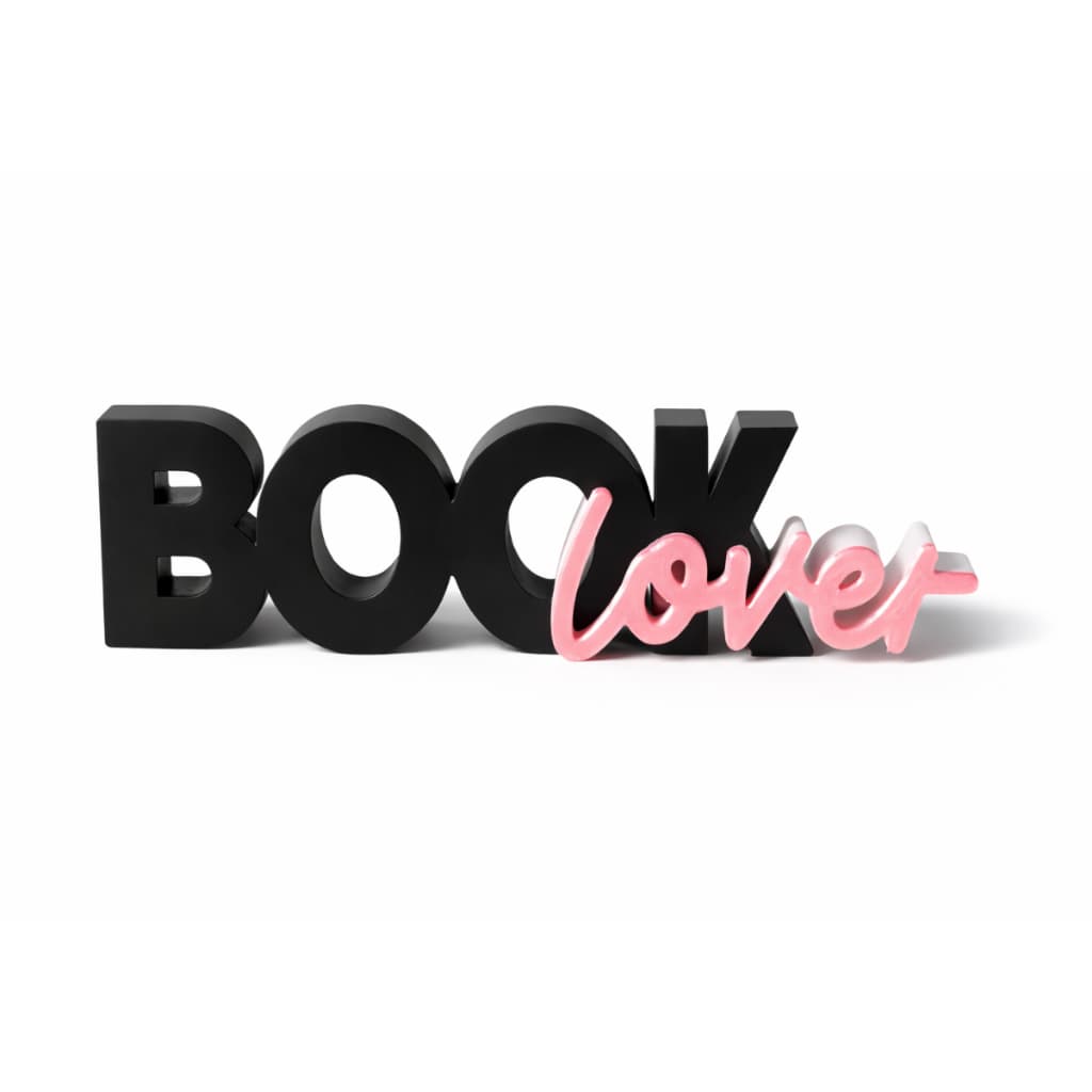Decoração BOOK Lover para Estante Enfeite Criativo para Leitores e Amantes de Livros Presente