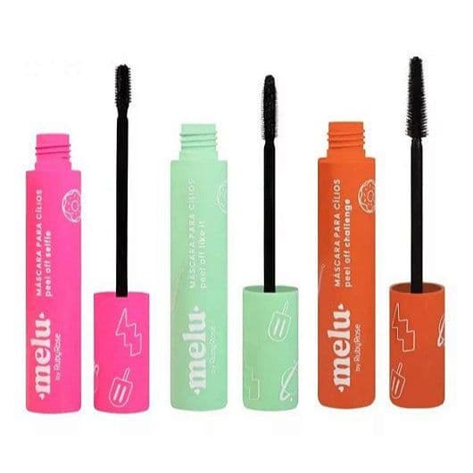 Máscara de Cílios Peel Off Melu by Ruby Rose -  Cílios Perfeitos e Remoção Fácil.