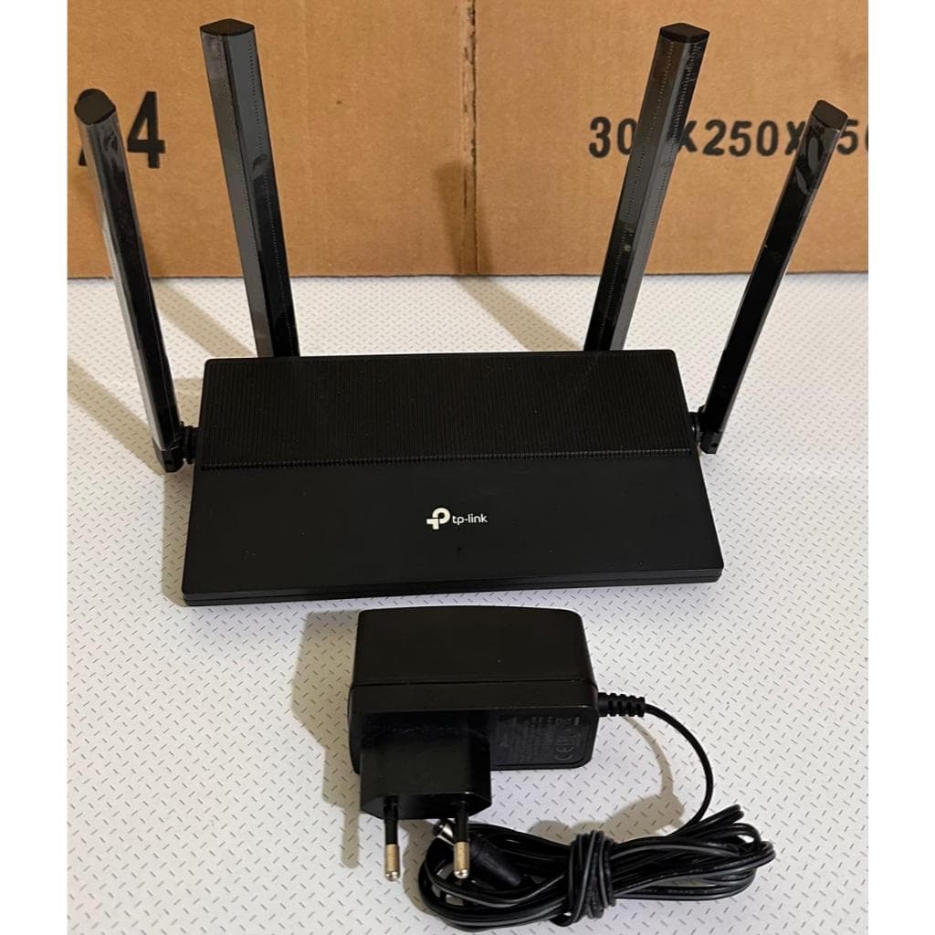 Roteador TP-Link Archer EX141 WI-FI 6 Mesh AX1500 Mu Mimo Dual Band Gigabit 4 Antenas