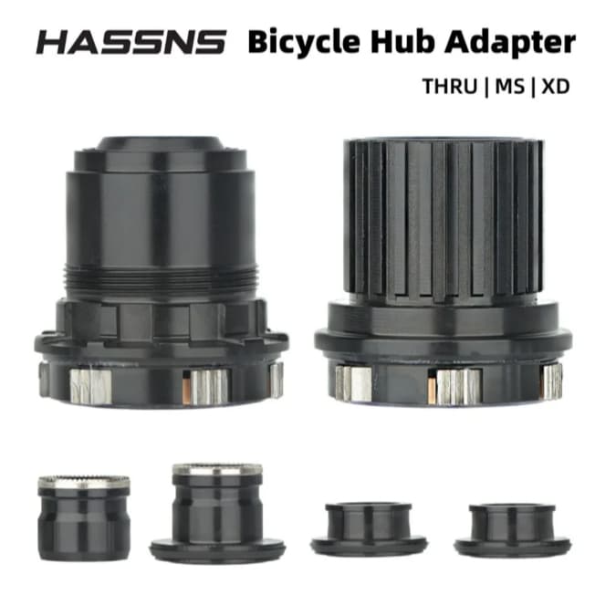 HASSNS PRO7 Cubo de Mtb XD MS Micro Spline Adaptador Freehub QR/THRU Condensador 8/9/10/11/11/12 Buchas de Velocidade