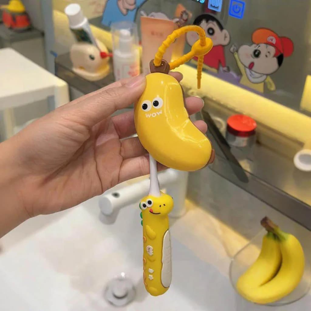 Capa Protetora Para Escova de Dentes Infantil Para Escola Viagem