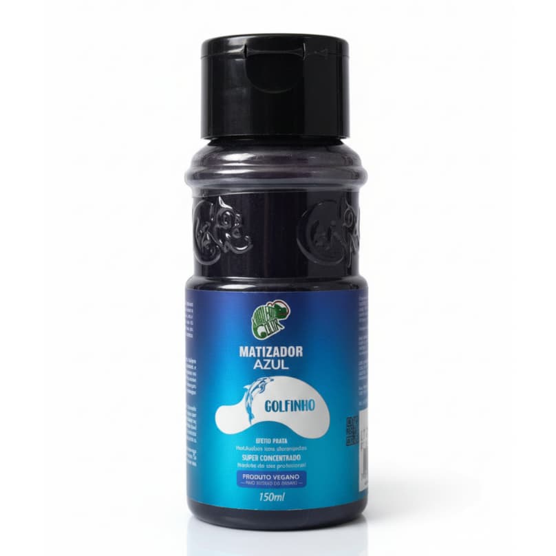 MATIZADOR AZUL GOLFINHO- KAMALEÃO COLOR (150ML)- EFEITO PRATA PLATINADO VEGANO ORIGINAL