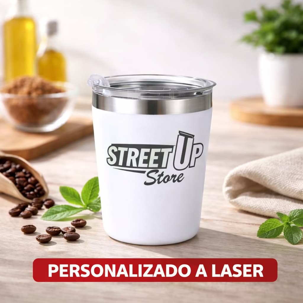 Copo térmico 260ml  PERSONALIZADO com sua logo, tema viagens, aniversario, casamento