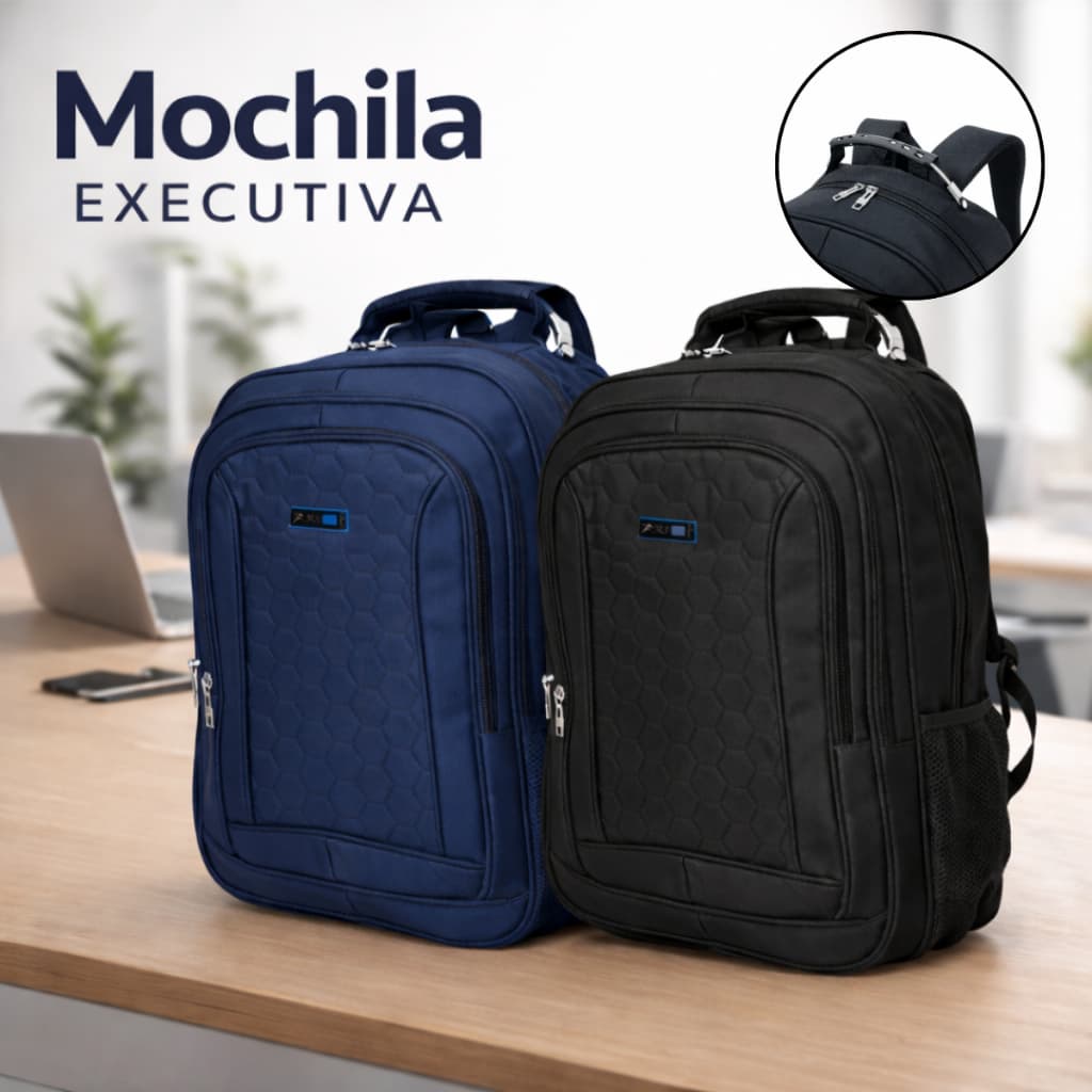 Mochila Executiva Escolar Viagem Adulta Notebook Reforçada Faculdade Resistente