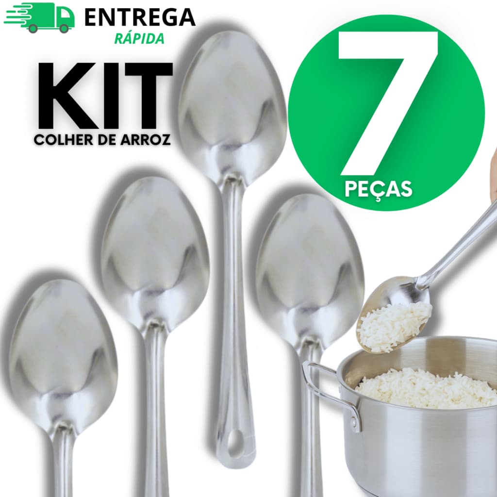 Colher De Arroz Inox Grande Colheres De Arroz E Feijão De Inox Para Casa Cozinha Restaurante Buffet