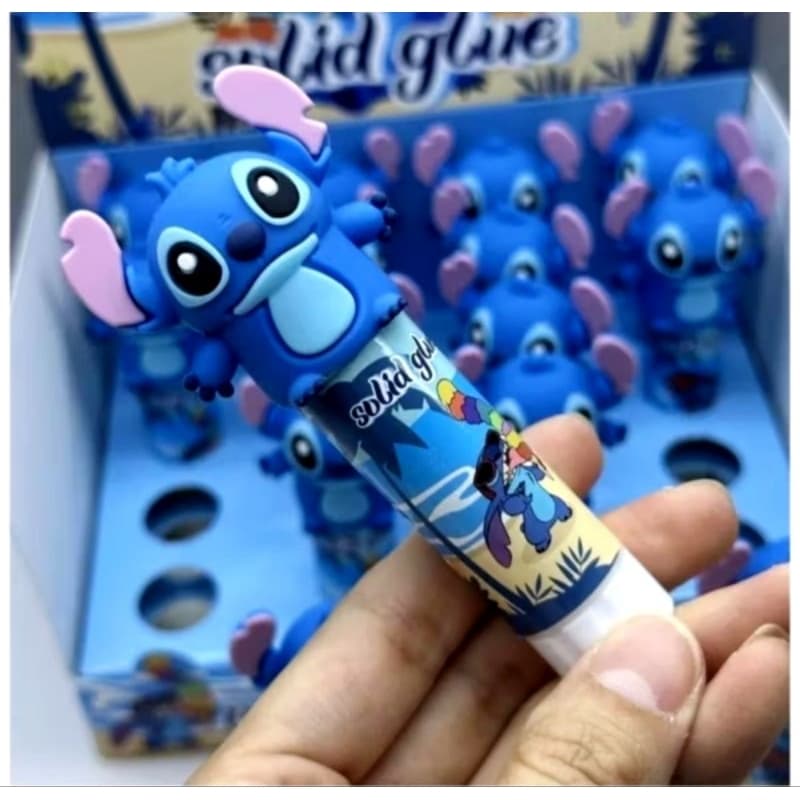 cola bastão stitch Disney, cola fofinha do stitch 🎒✅✍️✏️