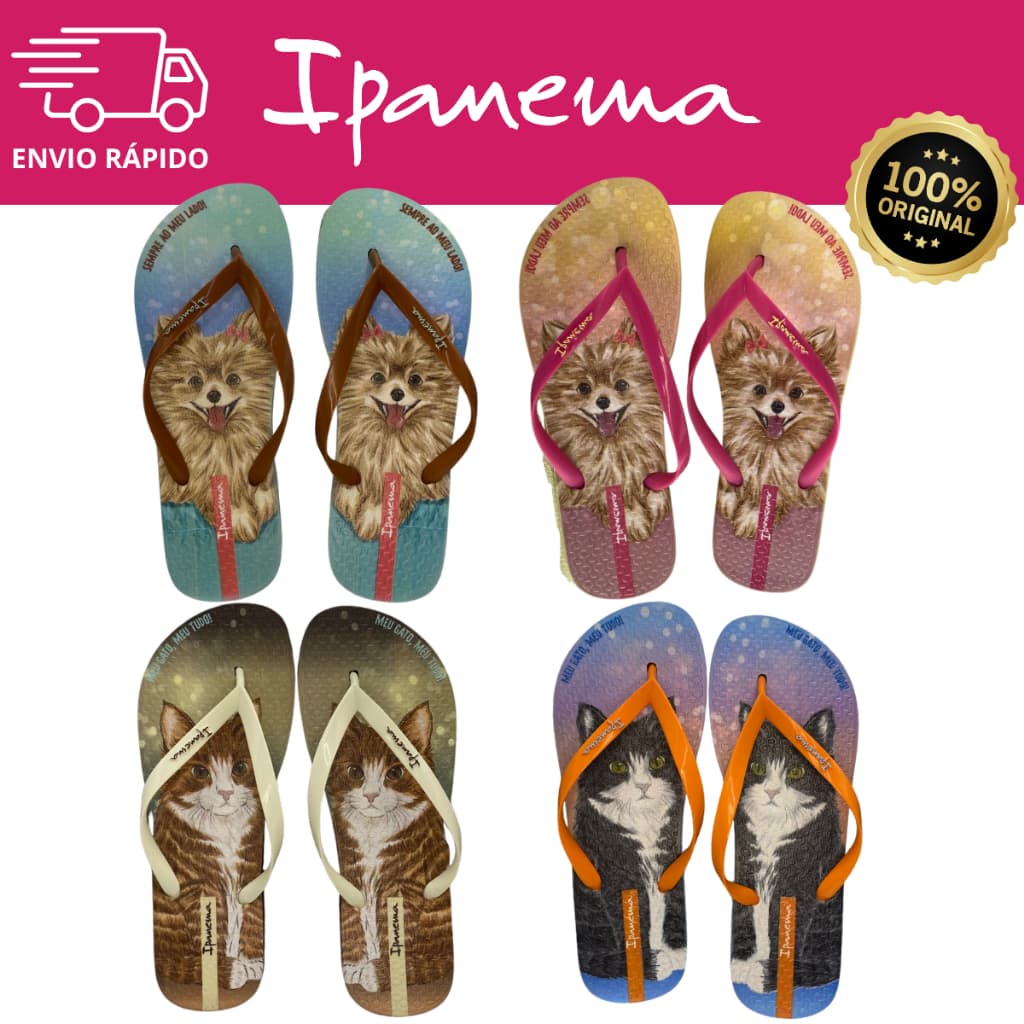 Chinelo Ipanema Pets Feminino 27540 Conforto Uso Diário