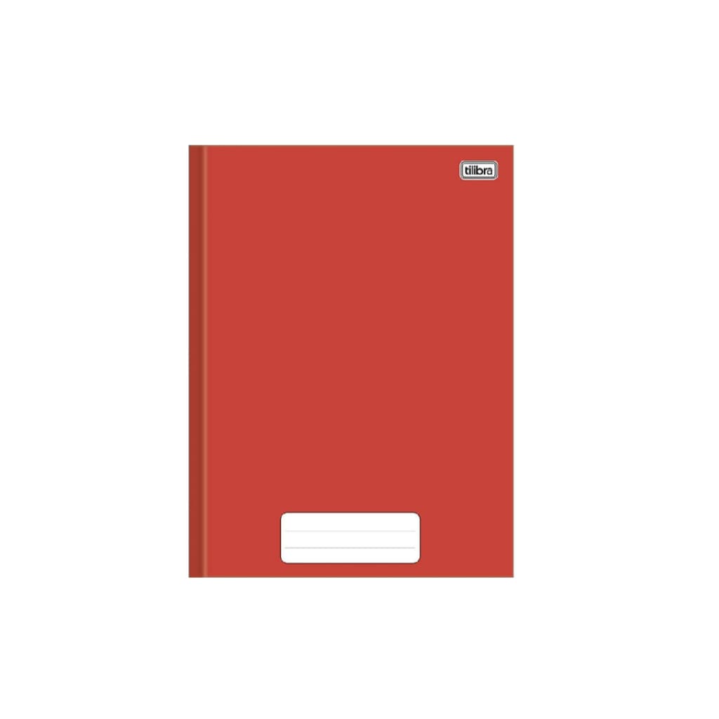 Caderno Brochura Tilibra Pepper  Vermelho – 80 Folhas