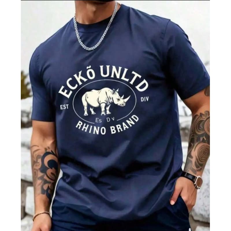 Camisa Camiseta ECKO Exelente Acabamento Gola Redonda Em 3 Cores 100% Algodão