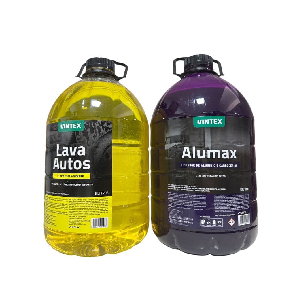 Kit Automotivo Lava Auto E Alumax 5 Litros Vintex/vonixx
