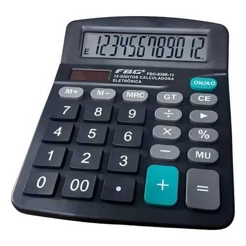 Calculadora Eletronica  12 Digitos , Desligamento Automatico.