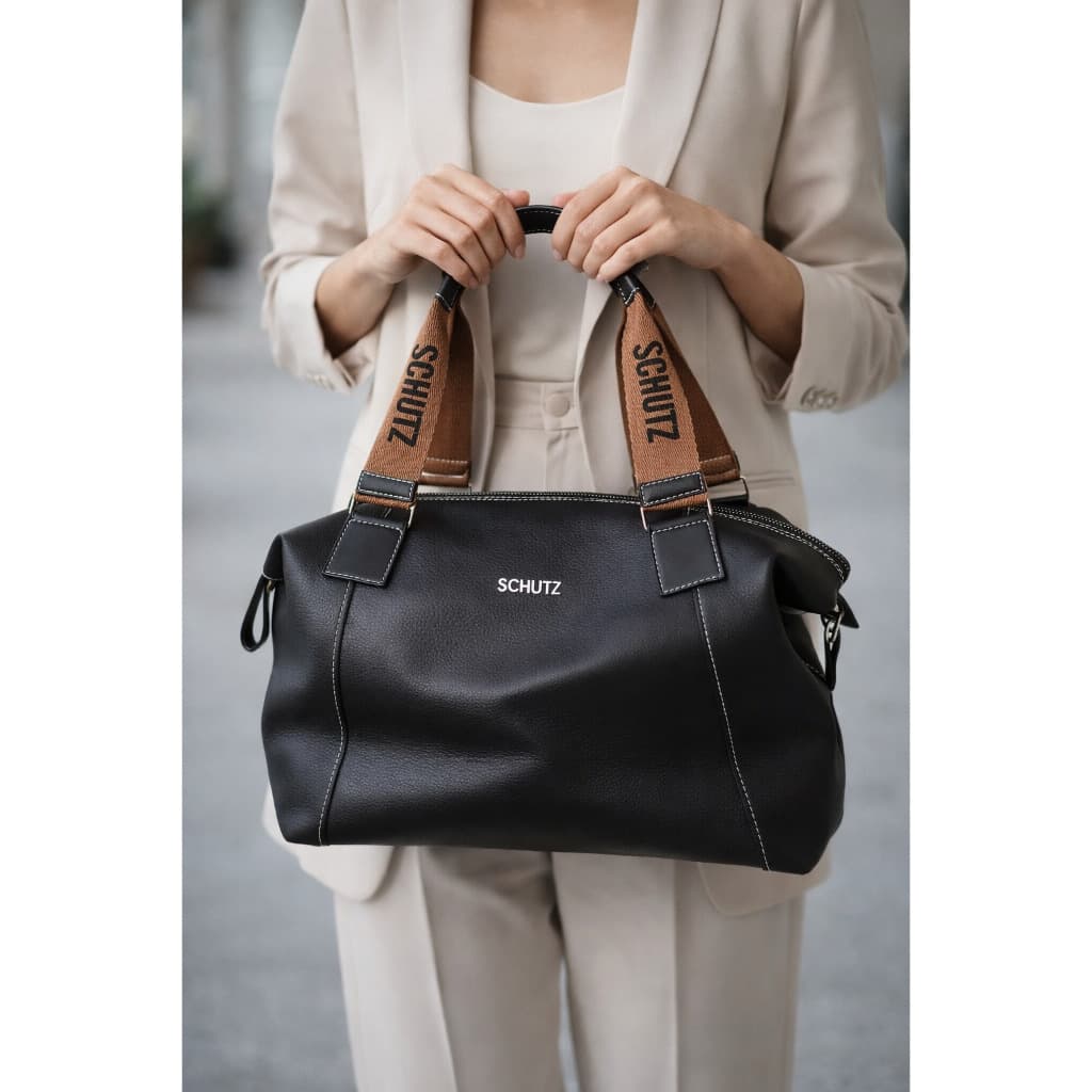 Bolsa Feminina Couro Premium Grande Transversal Elegante