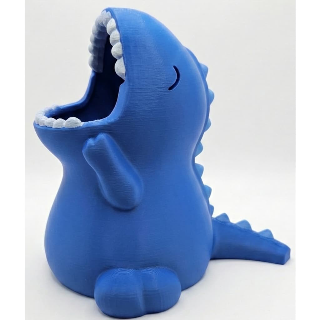 Porta Lapis Caneta Organizador De Mesa Dinossauro
