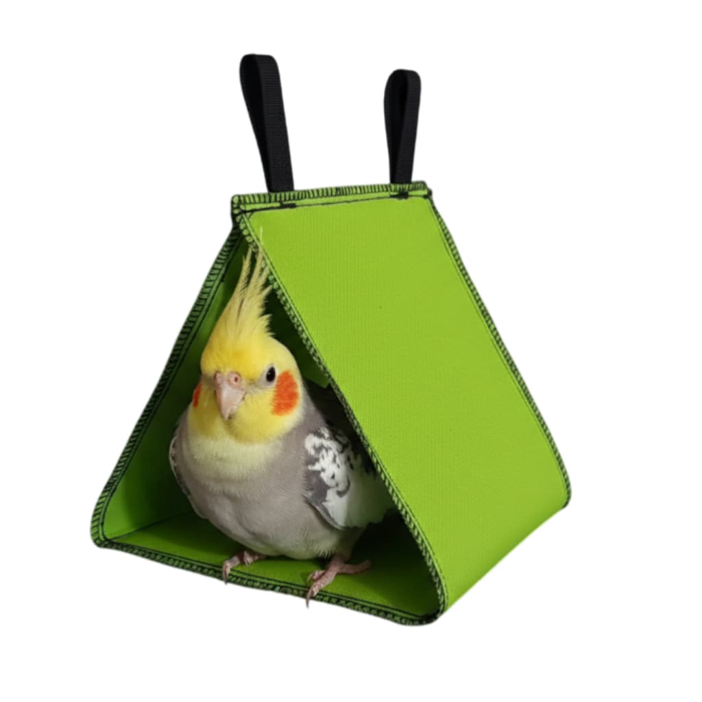Cabana Toca Suspensa na Gaiola para Calopsitas Agarpones Periquitos Ring Neck Aves Semelhantes