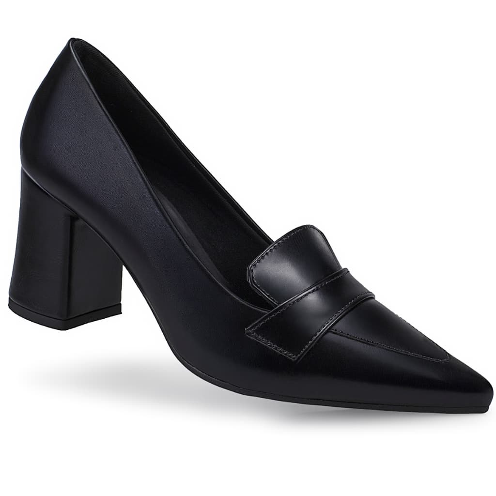 Scarpin Feminino Sapato Salto Bico Fino Elegante Confortavel 3041