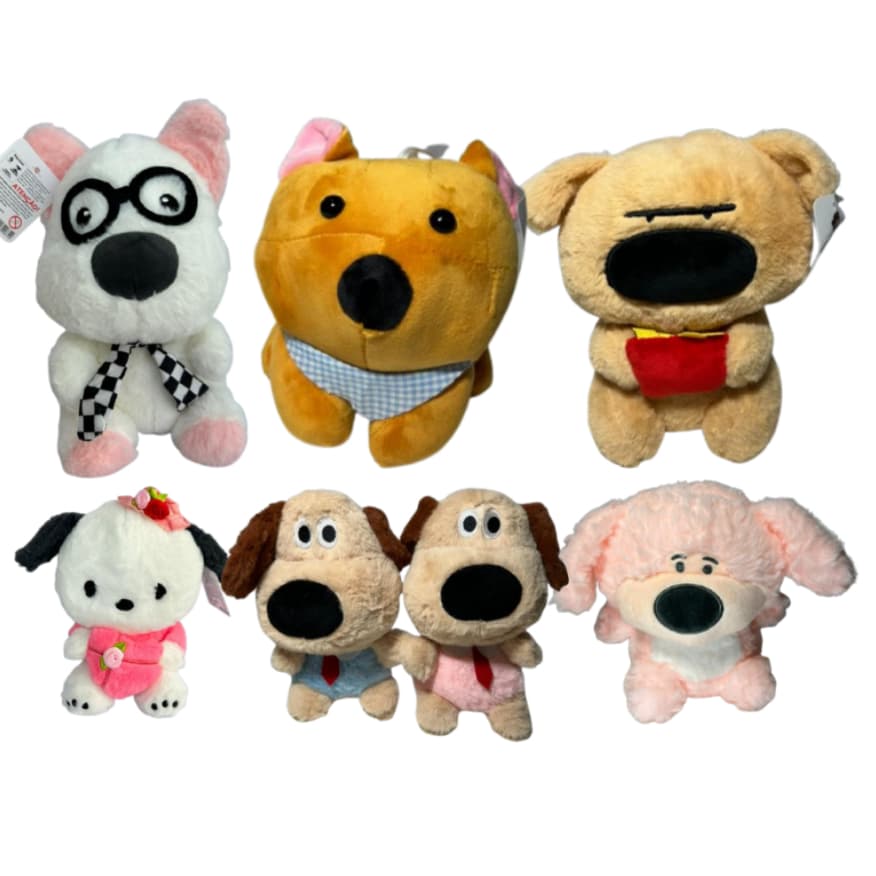 Cachorro de Pelúcia - Cachorrinho Caramelo Doguinho Fofo Brinquedo Boneco Criança Plush Toy Presente Mãe Filho Natal Dog