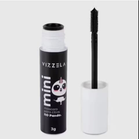 Mini Mascara para Cilios No Panda - Cor Preta - Vizzela