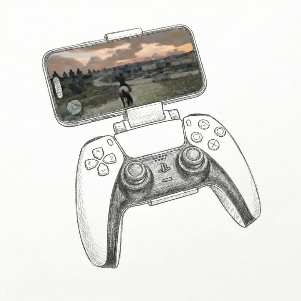 Suporte Celular Para Controle DualSense Playstation 5 PS5
