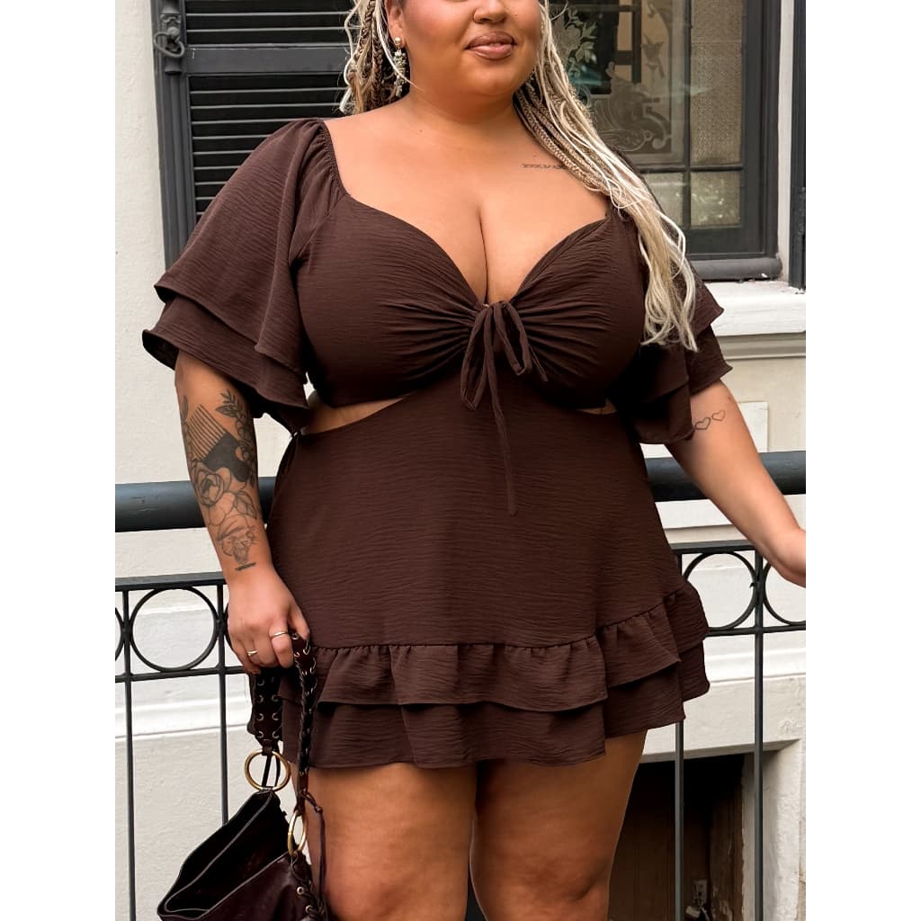 Macaquinho Plus Size Feminino Conforto Amplo Verão 44 ao 60 Ano Novo Nat Final de Ano Rodeio