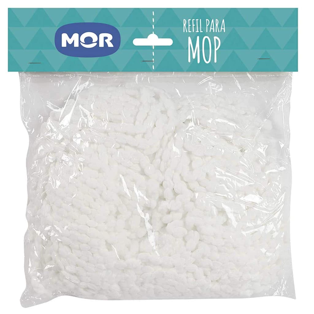 Refil Mop 16cm Esfregão Microfibra Giratório Limpeza Flash