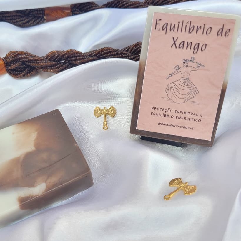 SABONETE ARTESANAL ENERGÉTICO EQUILIBRIO DE XANGO