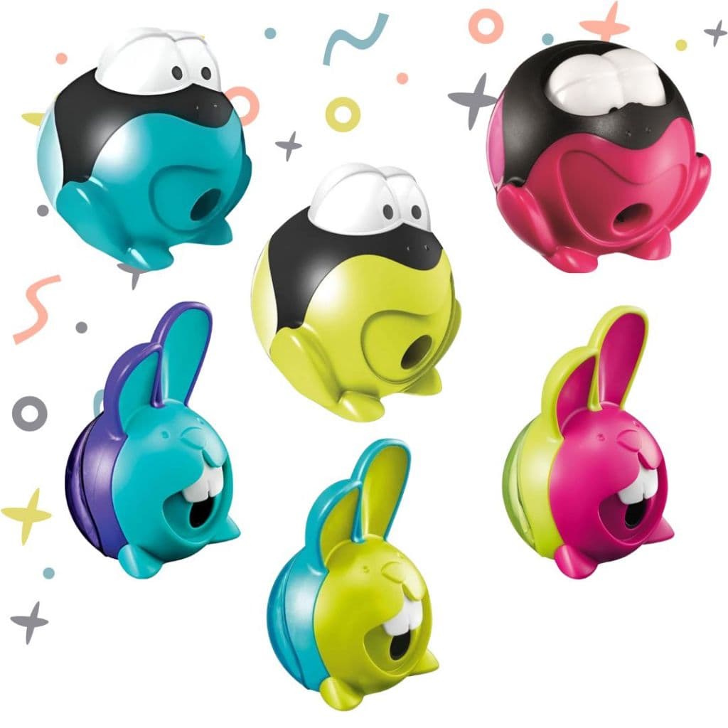 Apontador infantil Croc Croc Coelho e Sapo - Maped