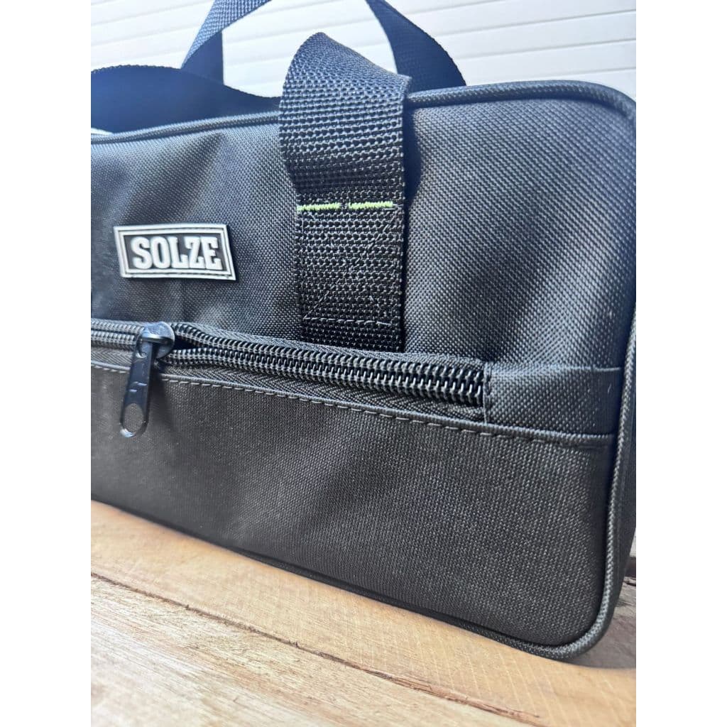 Bolsa Mala para Ferramentas Compacta Lona Durável Forte Reforçada Solze Preta