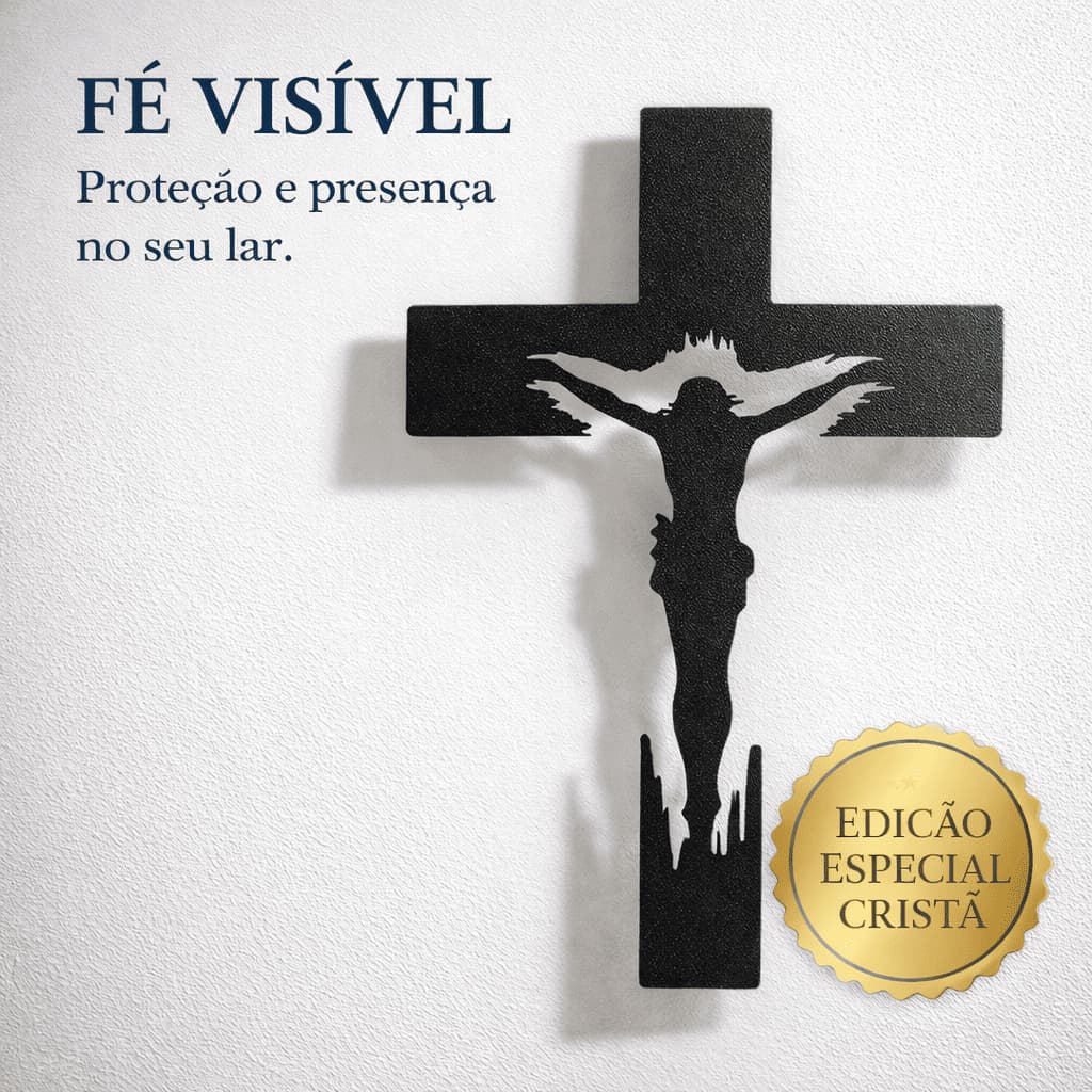 Cruz Jesus Arte Mural Religioso Cristão
