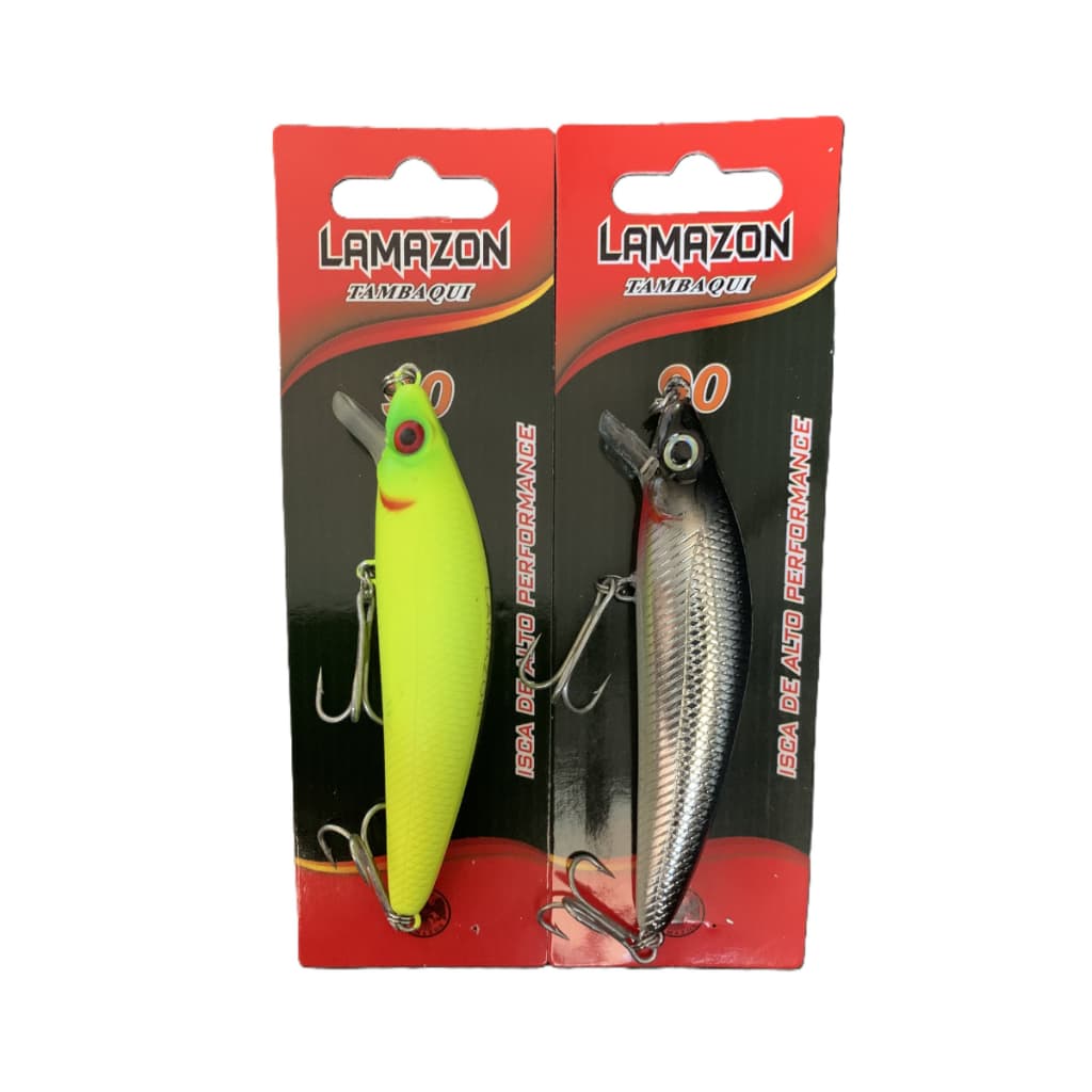 Kit C/2 Isca Artificial Meia Água 9cm 11,5gr Estilo Inna 90