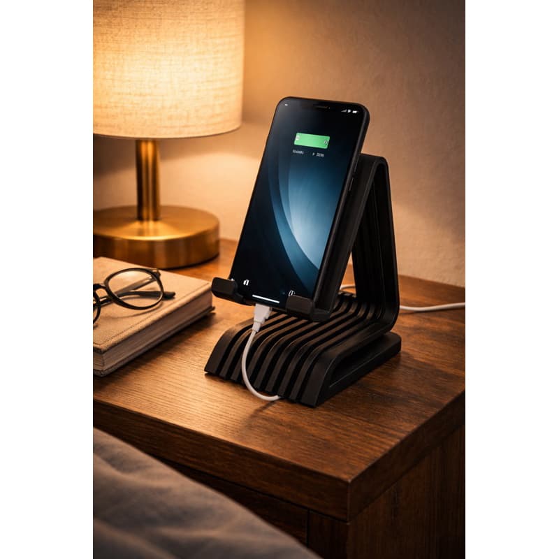 Suporte de Celular Moderno Decorativo – Porta Smartphone Mesa Escritório 3D