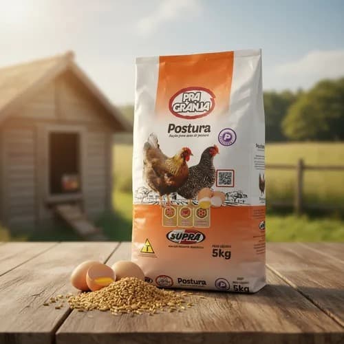 Ração Supra Pra Granja Postura Para Ovos De Galinhas Aves De Postura 5kg