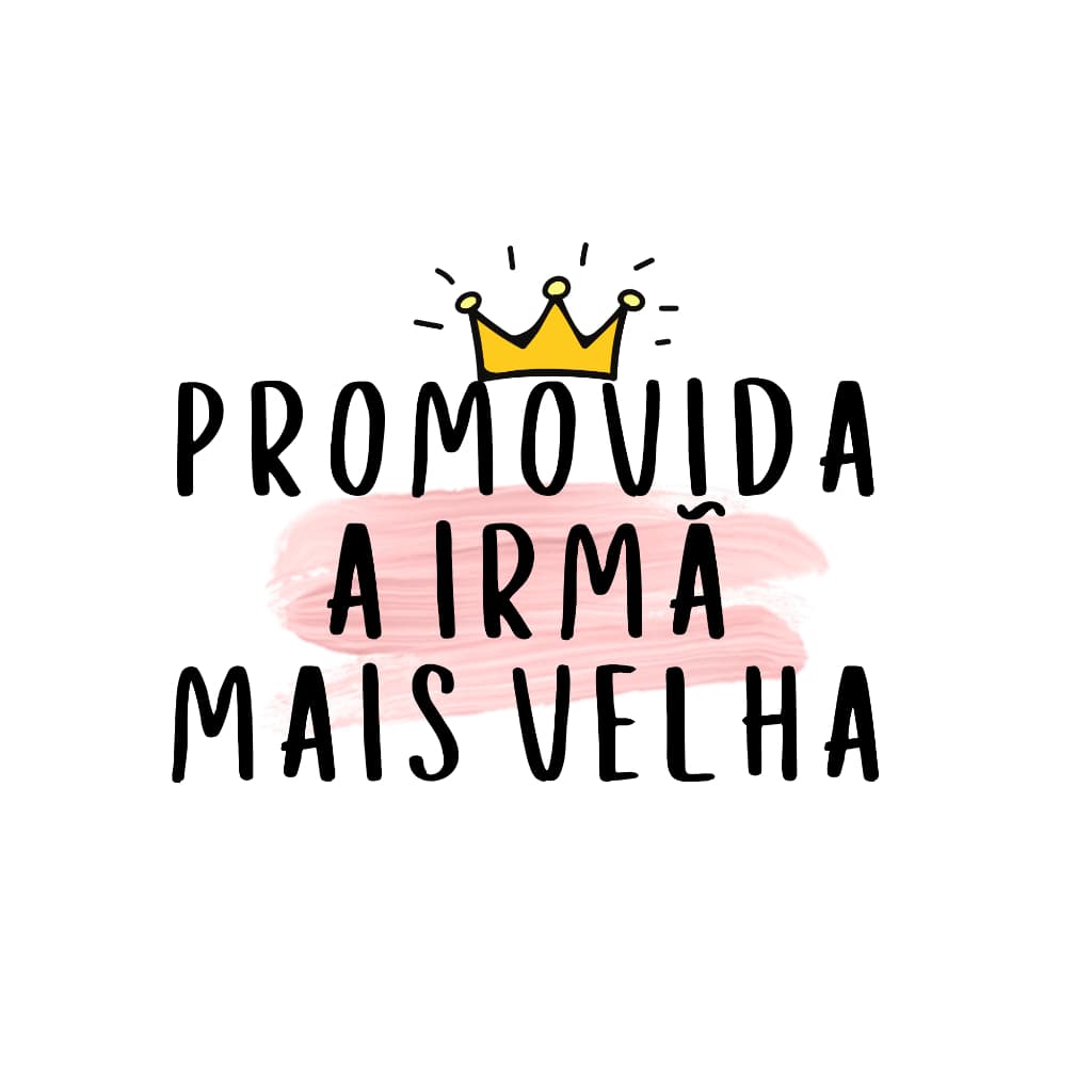 Camiseta Promovido a Irmão mais velho / Promovida a irmã mais velha