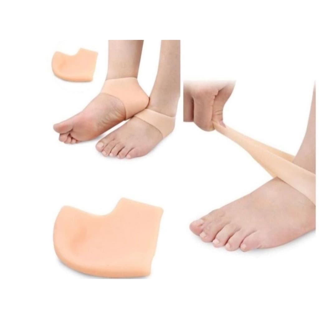 Meia Protetor De Calcanhar De Salto Pé - Silicone