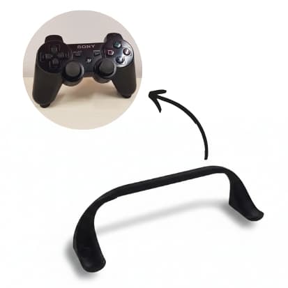 Suporte Invisível Controle PS3 Base Parede Minimalista Organizador Playstation 3