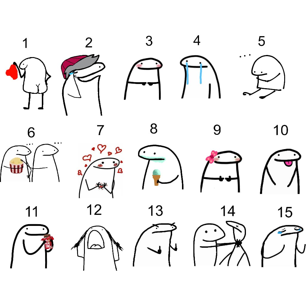 15 Estampas Prontas Camisetas Flork Meme