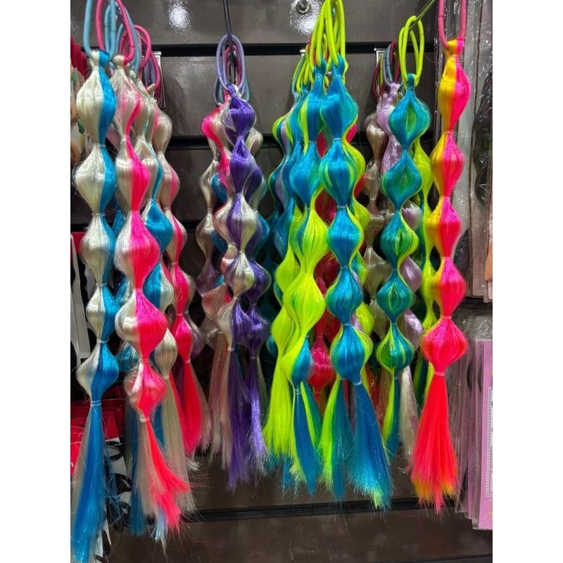 Kit Xuxinha de cabelo trança brolha Carnaval Acessorios Festa à fantasia e Cabelo maluco