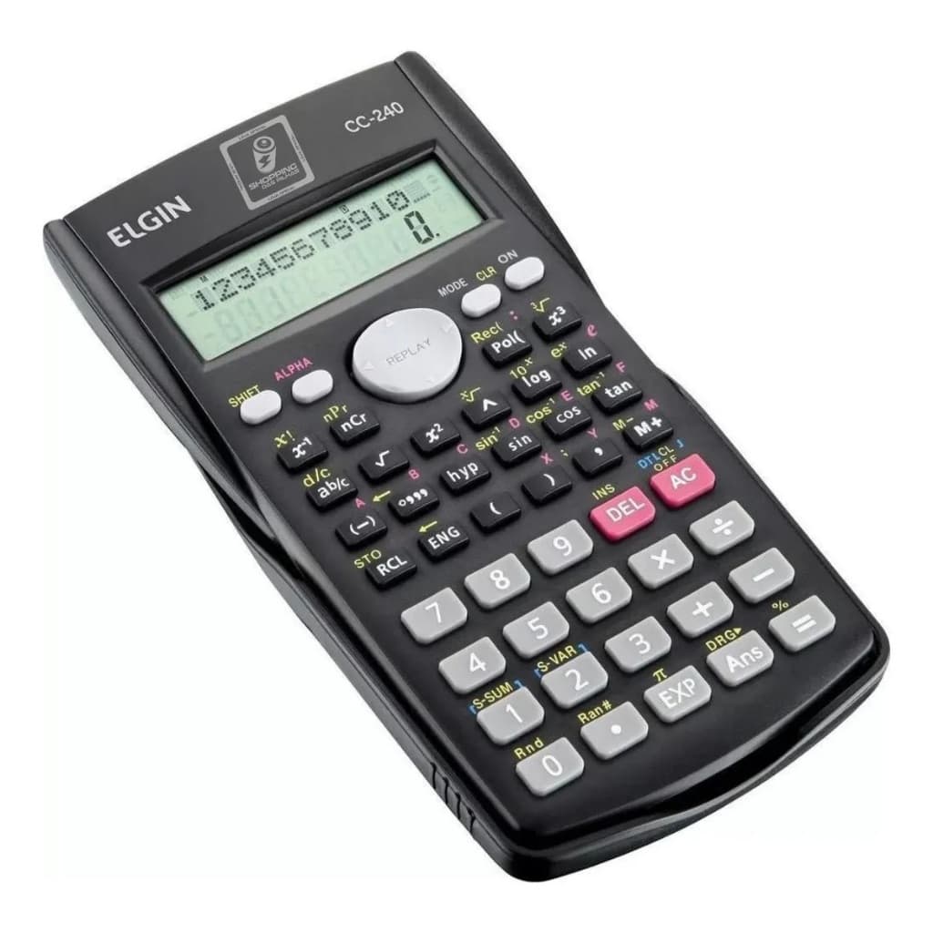 Calculadora Cientifica 240 Funções Cc240 Preta Elgin