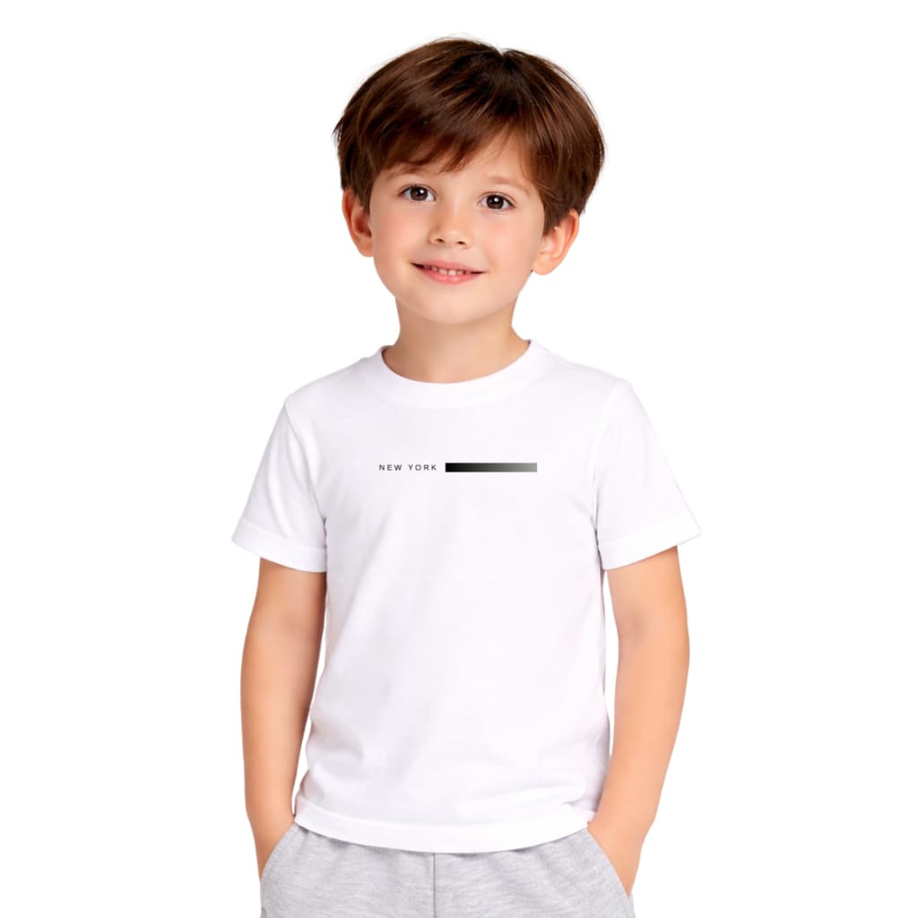 Camiseta Infantil Unissex Estampada 100% Algodão Fio 30.1 Premium Promoção