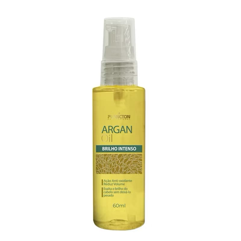 Argan Oil Plancton 60ml – Óleo Capilar Profissional Brilho, Nutrição e Anti-Frizz