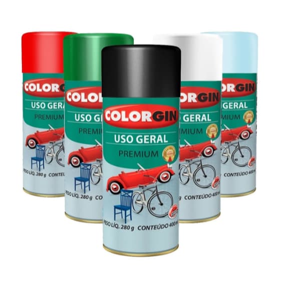 Tinta Spray Uso Geral - COLORGIN